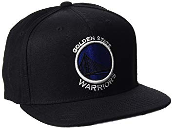 White with Blue M Logo - adidas F Golden State Warriors Tennis Cap for Man, Black Black