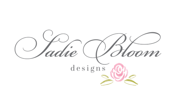 Fabric Flower Logo - Fabric Flower Bridal & Children's Accessories - Sadie Bloom Designs