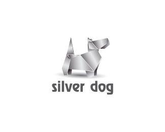 Silver Dog Logo - silver dog Designed