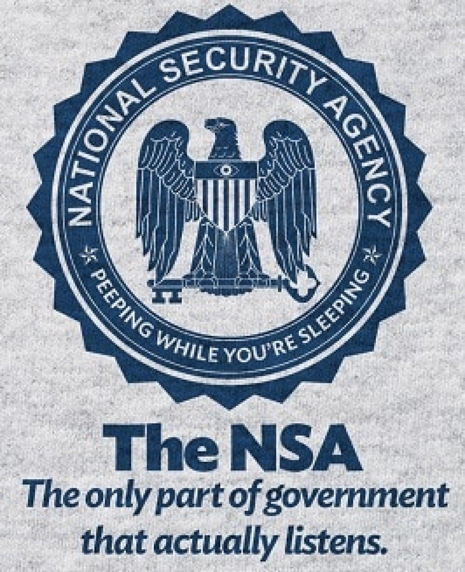 NSA Logo - NSA concedes: Parody T-shirts that use NSA's name and logo aren't ...