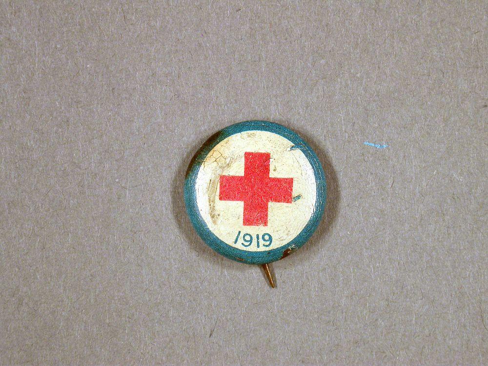 1919 Red Cross Logo - Button. National Museum of American History