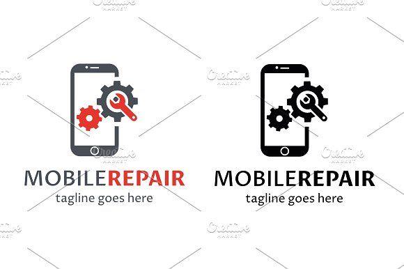 Phone Repair Logo - Mobile Repair Logo ~ Logo Templates ~ Creative Market