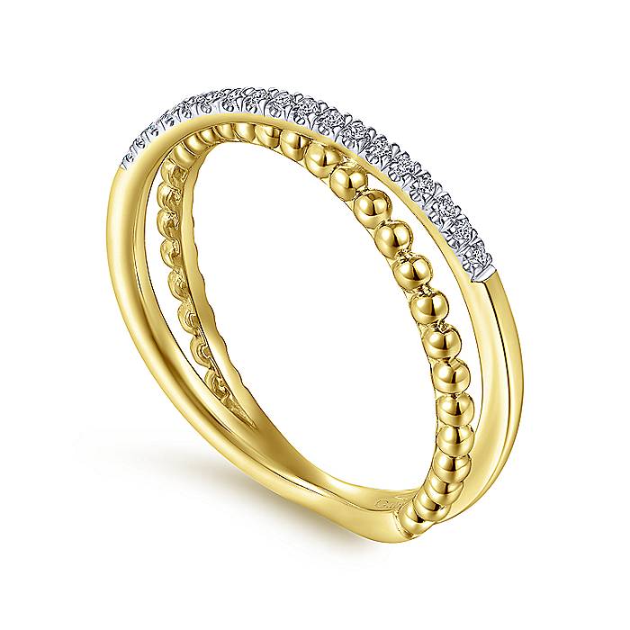 3 Over Lapping Diamonds Logo - Split Shank Ring Features Strands Of Sparkling .09Ct Pave Diamonds ...