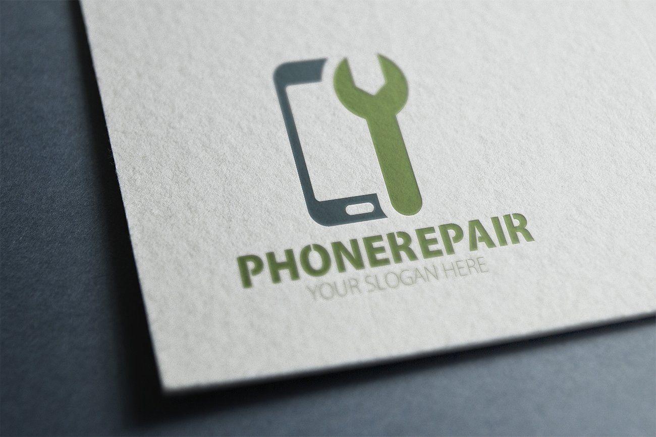 Phone Repair Logo - Phone Repair Logo Logo Templates Creative Market