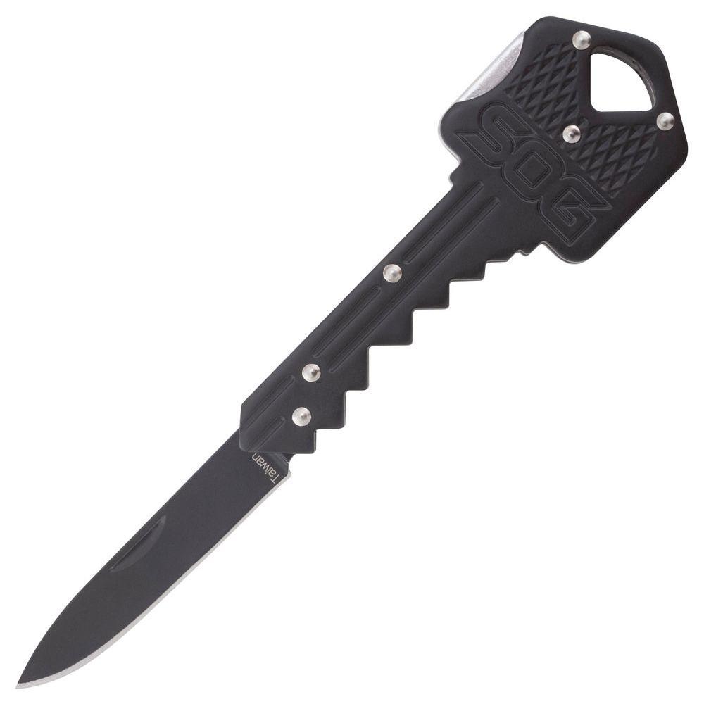 SOG Specialty Knives Logo - SOG Specialty Knives Key Knife - Black-KEY-101 - The Home Depot