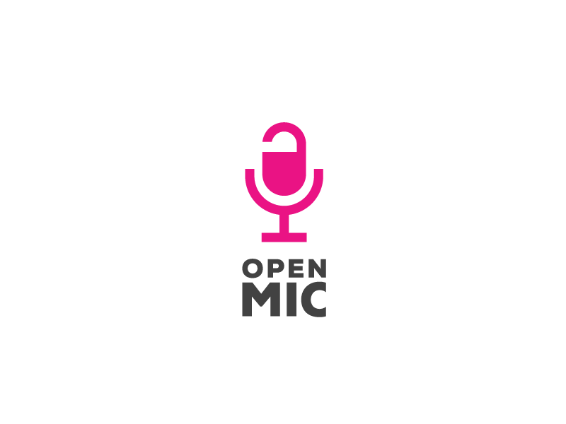 Microphone Logo - Open Mic Logo by Slavisa Dujkovic | logo | Dribbble | Dribbble