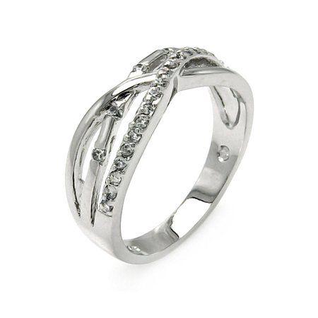 3 Over Lapping Diamonds Logo - Sea of Diamonds - 925 Sterling Silver Ladies Jewelry 3 Overlap Row ...