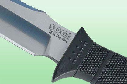 SOG Specialty Knives Logo - SOG Seal Pup Elite Fixed Blade E37N CP Polished 4.85 AUS 8