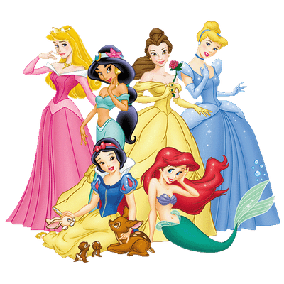 Disney Princess Transparent Logo - Group Of Disney Princesses transparent PNG - StickPNG