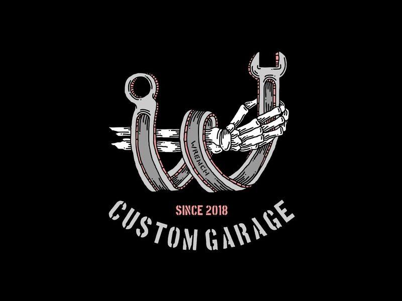 Custom Garage Logo - Custom Garage by sober artwerk | Dribbble | Dribbble