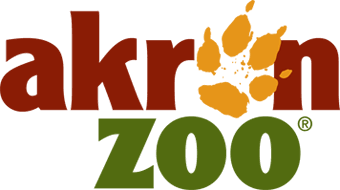 Green Red-Orange Zoo Logo - Visit The Akron Zoo - Meet Our Wild Animals Up-Close