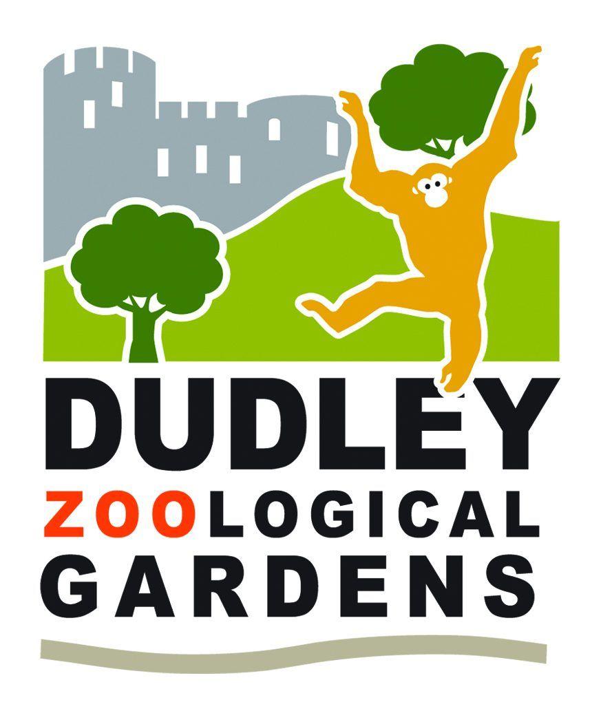 Green Red-Orange Zoo Logo - Dudley Zoological Gardens