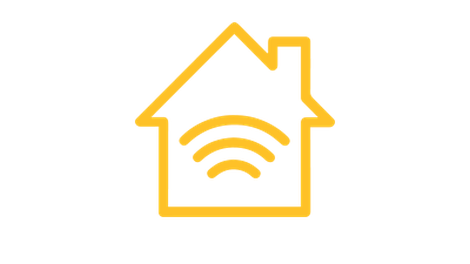 Yellow Home Logo - Apple HomeKit Compatible Products