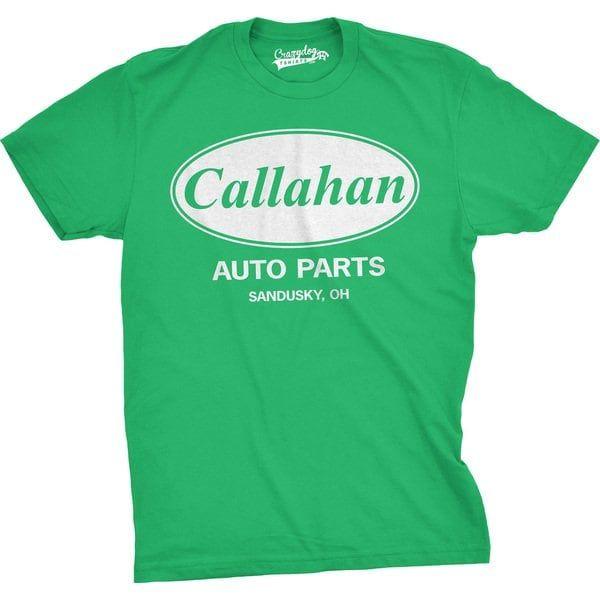 Famous Auto Shop Logo - Shop Men's Callahan Auto Parts T Shirt Funny Logo Novelty Vintage ...