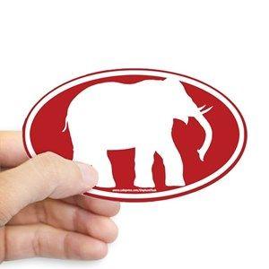 Red Elephant Logo - Red Elephant Gifts - CafePress