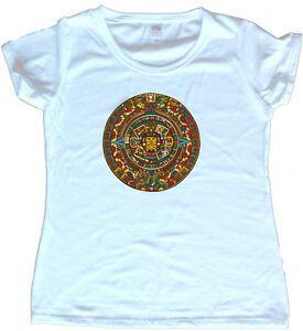 Aztec Circle Logo - Aztec Circle Graphic Ladies T-Shirt | eBay