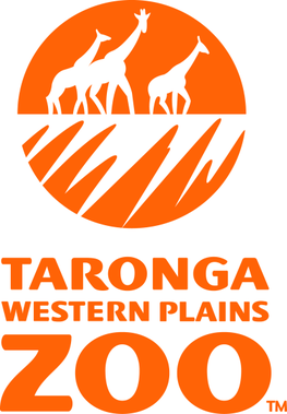 Green Red-Orange Zoo Logo - Taronga Western Plains Zoo