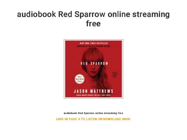 Red Sparrow Logo - audiobook Red Sparrow online streaming free