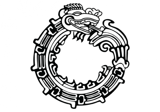 Aztec Circle Logo - Aztec Drawing.com. Free for personal use Aztec