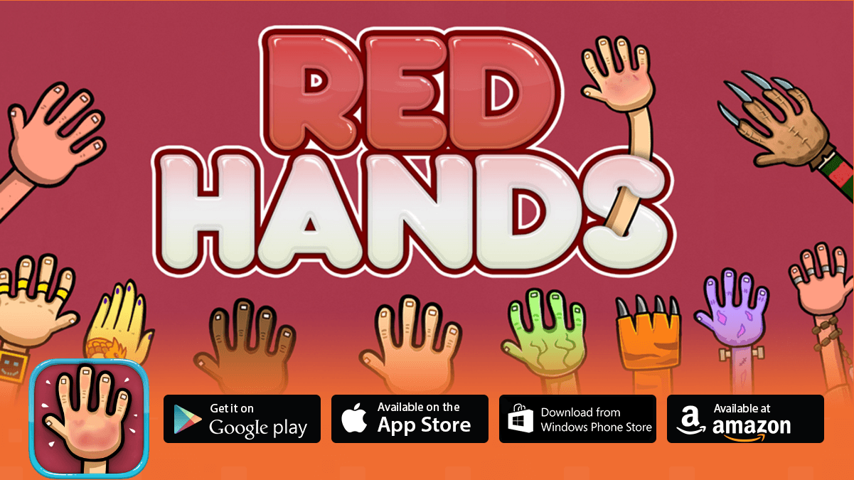 2 Red Hands Logo - Red Hands Player Game On Google Play Store