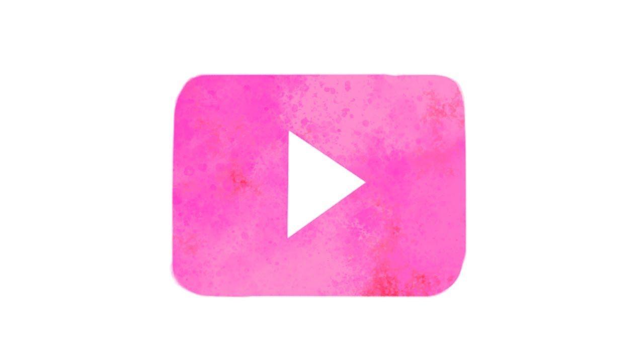 aesthetic aesthetic blush pink background pastel pink youtube logo aestheti...