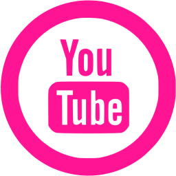 Pink YouTube Logo - Deep pink youtube 5 icon deep pink site logo icons