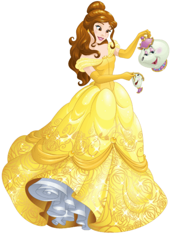 Disney Princess Transparent Logo - disney princess clipart 46117 Princess Belle Transparent 24