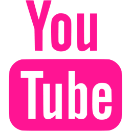 Pink YouTube Logo - Deep pink youtube icon - Free deep pink site logo icons