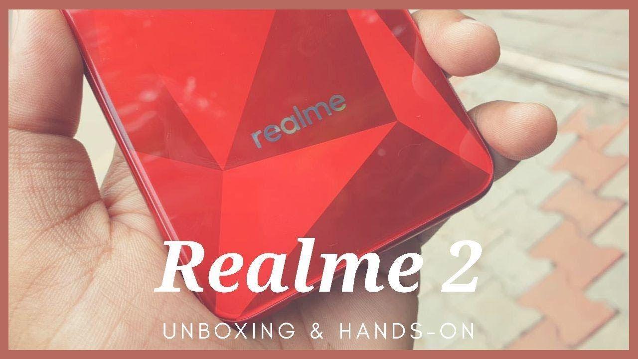 2 Red Hands Logo - Realme 2 (Diamond Red) And Hands On (Hindi)