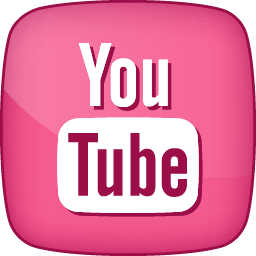 Pink YouTube Logo - Active YouTube Icon. Pink Girly Social Iconet