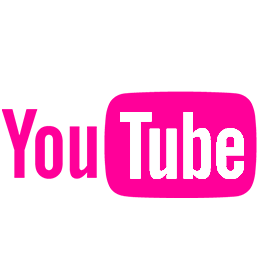 pink youtube icon png