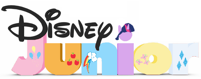 Disney Jr Logo - Image - Disney Junior-MLPFIM Special logo.png | Logopedia | FANDOM ...