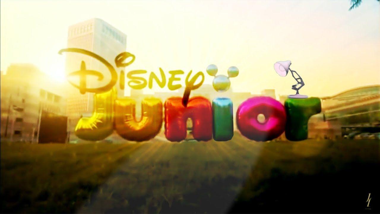 Disney Jr Logo - 986-Disney Junior With Colorful Balloon Spoof Pixar Lamp Luxo Jr ...
