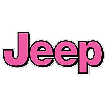 Pink Jeep Logo - Amazon.com: BOLDERGRAPHX 1064 Jeep Logo with pink and black border 2 ...