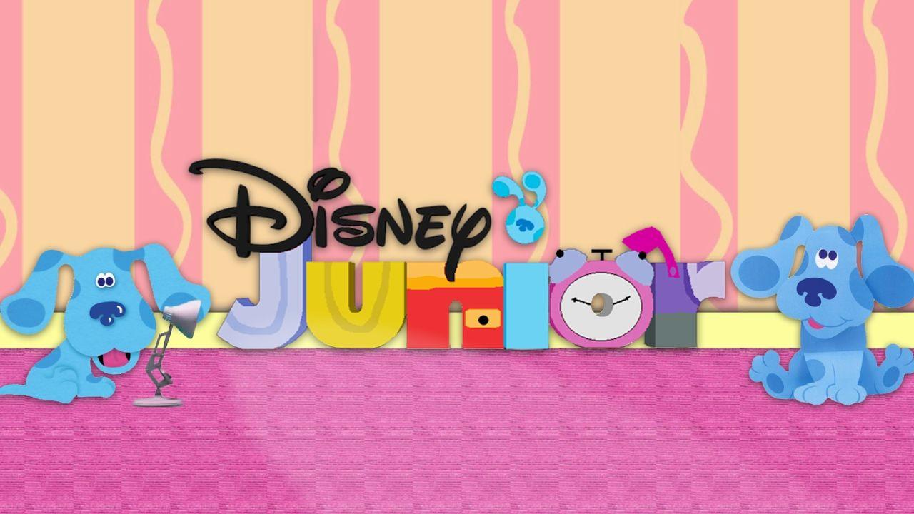 Disney Jr Logo - 515-Disney Junior With Blue's Clues Spoof Pixar Lamp Luxo Jr Logo ...