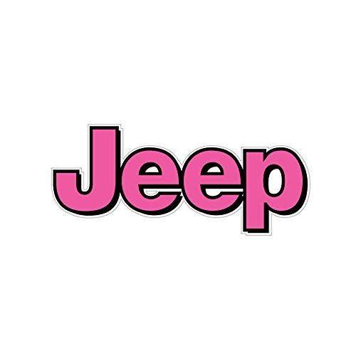 Pink Jeep Logo - Amazon.com: BOLDERGRAPHX 1064 Jeep Logo with pink and black border 2 ...