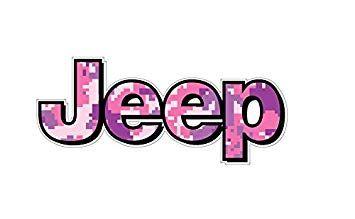 Pink Jeep Logo - Amazon.com: BOLDERGRAPHX 1093 Jeep Logo with Pink camo 2 pack ...