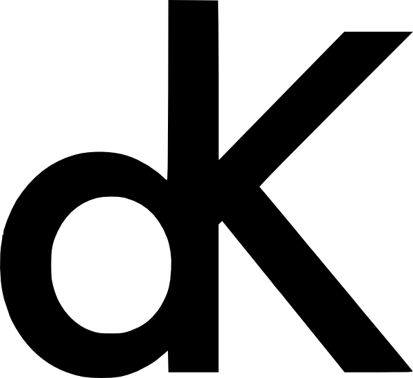 DK Logo - Dk Logo Initials Only - Black Clip Art at Clker.com - vector clip ...