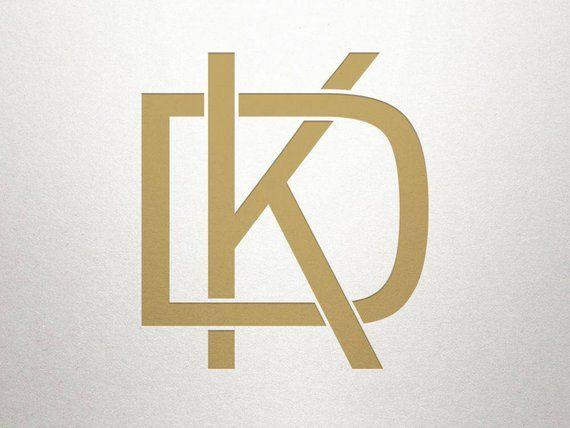 DK Logo - Monogram Logo Design DK KD Monogram Logo Digital | Etsy