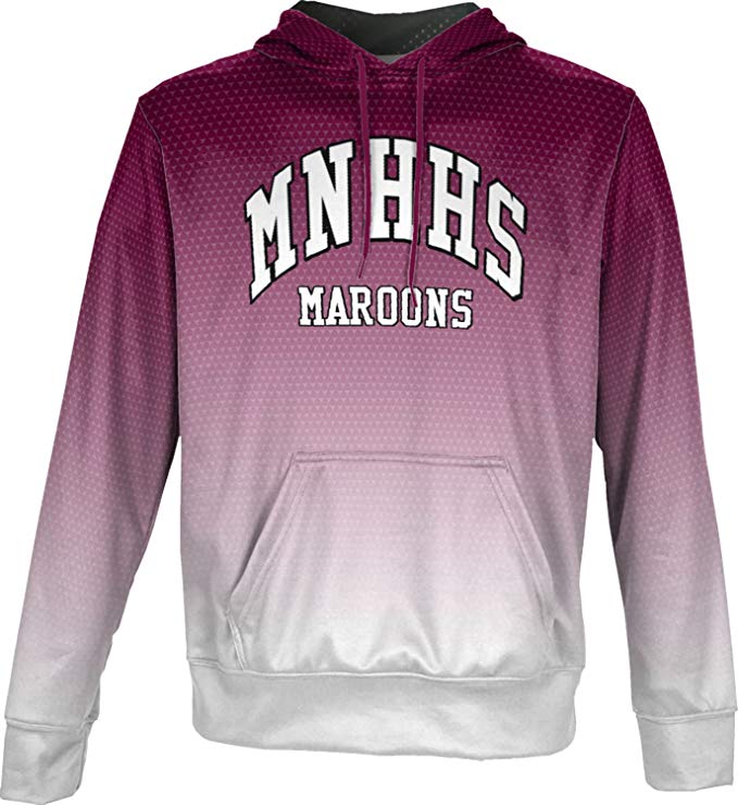 MNHHS Maroons Logo - Men's Madisonville North Hopkins High School Zoom Hoodie Sweatshirt