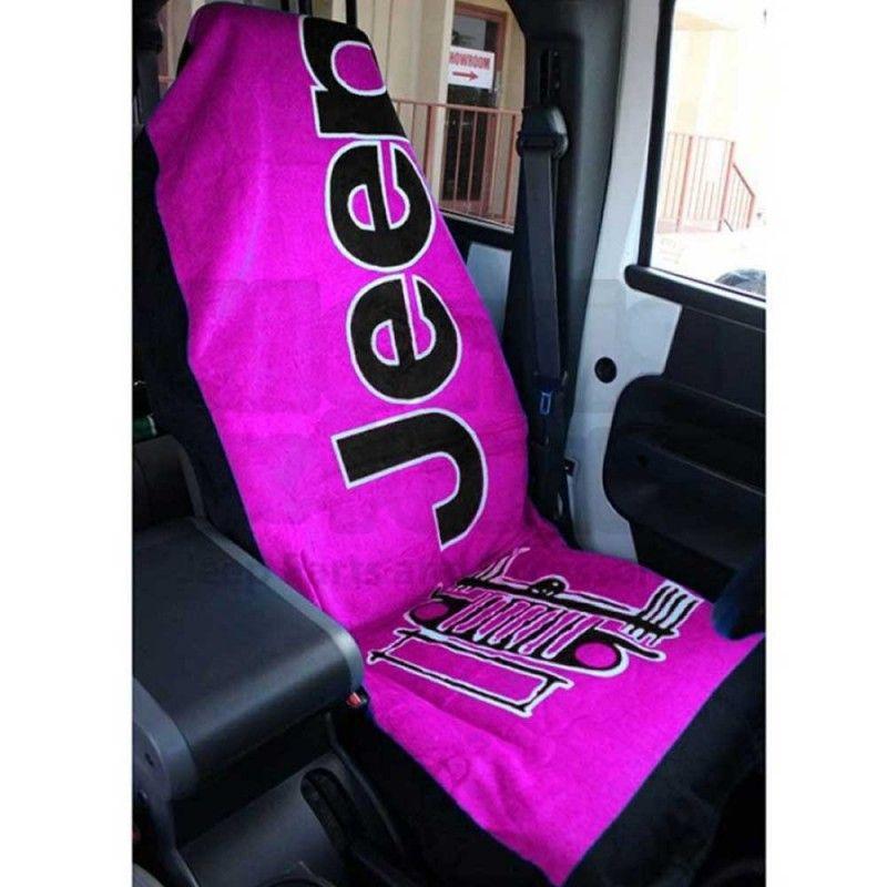 Pink Jeep Logo - Jeep Logo Towel / Car Seat Cover, 60