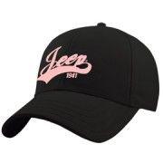 Pink Jeep Logo - Women's Black Cap With Pink Jeep Logo