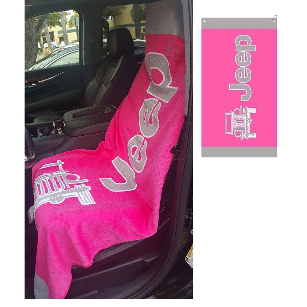 Pink Jeep Logo - Towel-2-Go Pink With Jeep Logo Jeep Wrangler 2007-2018 | Jeep ...