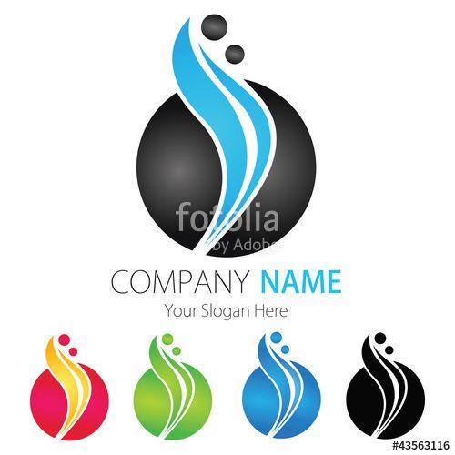 Blue Green Red Logo - Company (Business) Logo Design, Vector Stock Image And Royalty Free