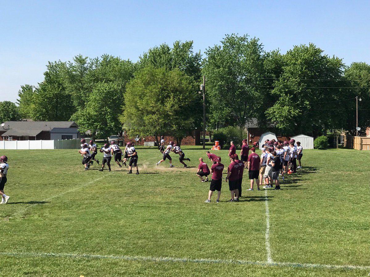 MNHHS Maroons Logo - MNHHS Football end to a great spring ball period