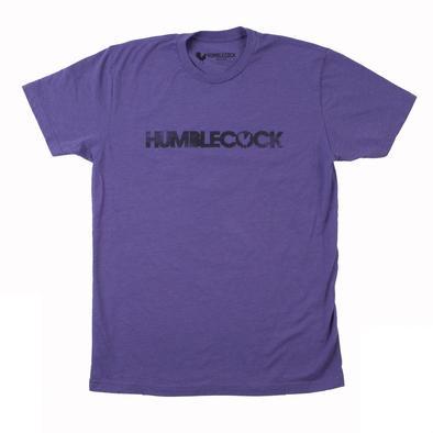 Purple and Black Logo - HumbleCock Logo T-Shirt (Purple w/ Black) – Humblecock