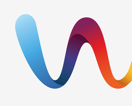 Red and Blue Ribbon Logo - Logo Design Process and Walkthrough for Vivid Ways