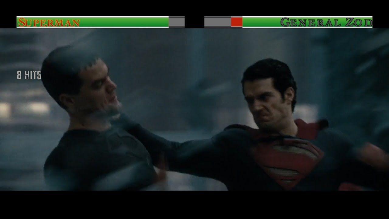 Zod Superman Logo - Superman vs General Zod...with healthbars - YouTube
