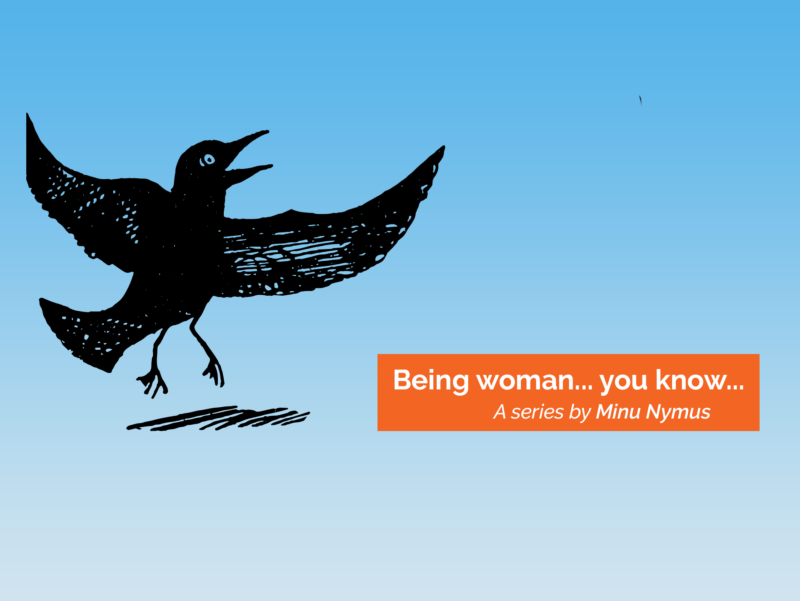Crow and Woman Logo