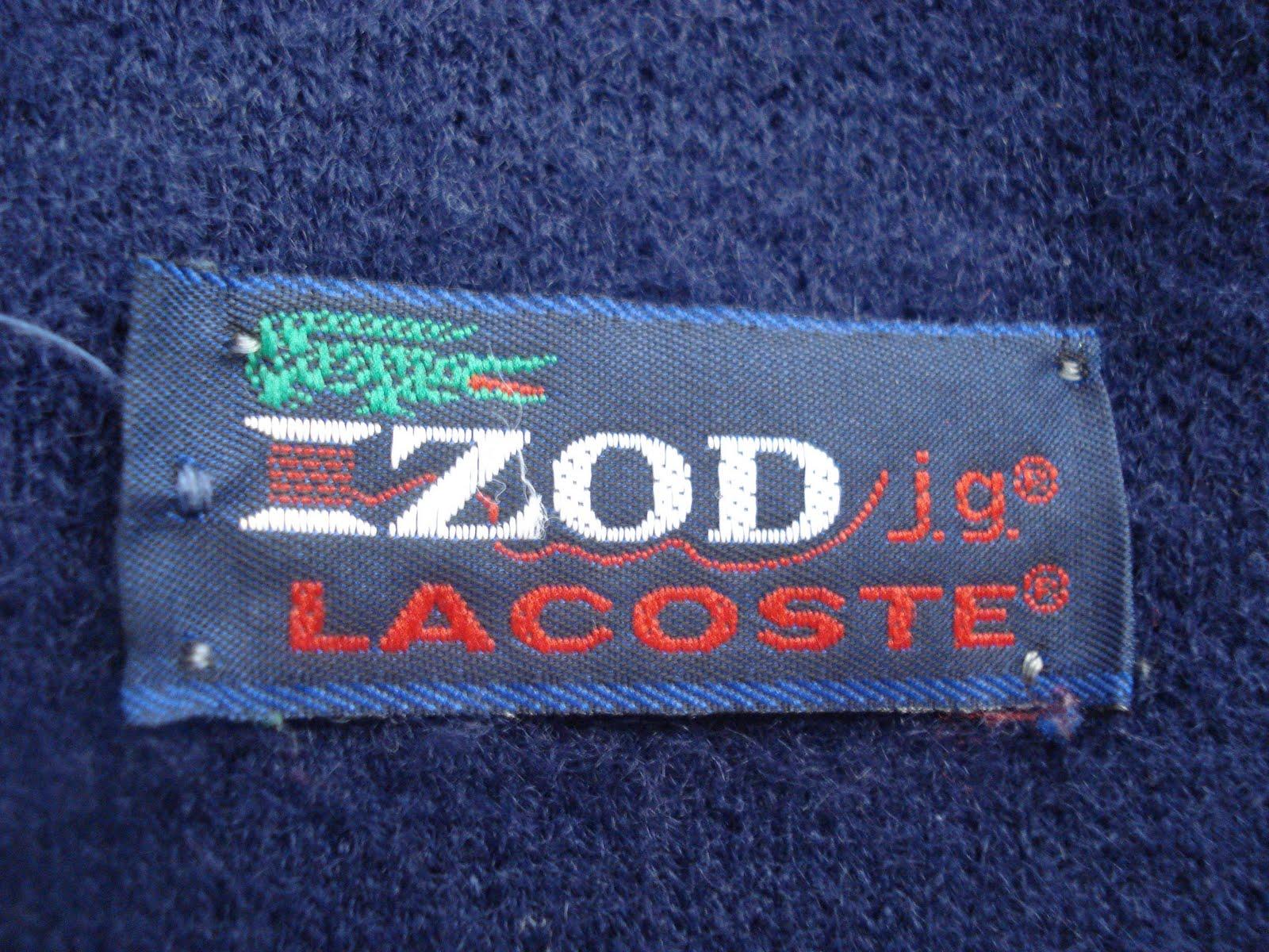 Izod Lacoste Logo - Alex Grant: Izod Lacoste Scarf